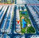 Sập sàn căn biệt thự song lập 162 m2 mặt tiền 9 mét, view công viên bể bơi đài phun nước htls 24t