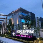 Siêu phẩm biệt thự villa 536m2 khu đô thị sapphire gem hải phòng, đường 90m hạ tầng đẹp