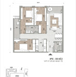Sẵn ch 3pn (to) 106m2 view trực diện công viên xanh mát, thiết kế hợp lý, sở hữu lâu dài, 63tr/m2