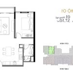 Cần nhượng lại căn hộ studio 55,96m - 1pn nhà mới từ bàn giao cđt tại quận ba đình