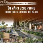 Mở bán shophouse chân đế dự án lumi hanoi giá chỉ từ 168tr/m2, booking nhận chiết khấu 500tr