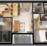 Bán nhanh 2pn2wc bcons plaza, 2pn đối nhau, view đông nam tầng trung, giá chỉ 1.750 btp