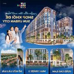 Quỹ căn vip ngoại giao shophouse khối đế a1, a3,a7 chiết khấu lên tới 14%