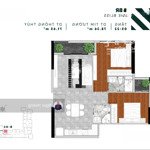 Kẹt tiền bán nhanh căn 2pn, 76m2, giá 4,4 tỷ bao thuế phí, view nội khu