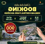 Chỉ từ 600 triệu sở hữu ngay biệt thự liền kề, shophouse 3,5 tầng 60-67,6m2 dự án him lam cental park