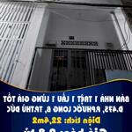 Chính chủ bán nhà 1 trệt 1 lầu 1 lủng giá tốt nhất đ.475, p.phước long b, tp.thủ đức