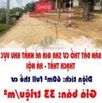 Chính chủ bán đất thổ cư shr giá rẻ nhất khu vực thạch thất
