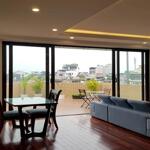 Cho thuê căn hộ dịch vụ tại yên phụ, tây hồ, 160m2, 2pn, ban công, view hồ, đầy đủ nội thất đẹp hiện đại