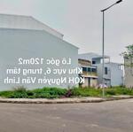 Bán lô góc 2 mặt tiền lê mô khởi, hương sơ - cách công viên và trục chính mai lượng chỉ 50m