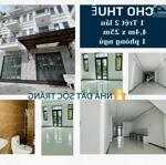 Cho thuê 3 tầng đường 6 khu 5a mới hoàn thiện