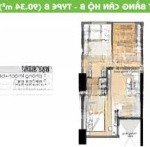 Bán cc the era town, phú mỹ, q7, hcm, 2,27 tỷ, 90m2, 2pn, ít nội thất, lh: 0916 887 727