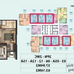 Bán 2 ngủ 2 vệ sinh , 58m2 sử dụng - chung cư haven park, kđt ecopark , hướng mát - giá 3 tỷ 150