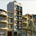 Mảnh đất vàng trong làng ca hát - hoàng hoa thám - 91m2 - mt 5m - vài bước chân ra mặt phố