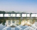 Biệt thự đơn lập hoa sữa - 395m2 x 4 tầng 1 hầm - mặt vườn hoa, mặt sau sông - bể bơi - thang máy