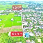 Mt nguyễn thị tầm tại ấp bình đức xã bình lãng huyện tân trụ dt : 5x29m 145m2 có vài nền liền kề - giá : 660tr/nền