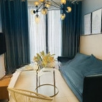 Cho thuê căn hộ 2 ngủ dài hạn full nội thất ở flc green apartment 18 phạm hùng