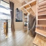 Căn hộ dịch vụ dạng duplex ban công - tone hồng siêu xink ngay khu ẩm thực bùi đình tuý
