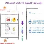 Em xin gửi đến quý ac nđt lô đất địa chỉ tại thanh trí minh phú sóc sơn hà nội dt 100 m2 fun tc
