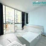 Cho thuê studio cửa sổ lớn view bờ sông, full nội thất, được nuôi pet gần chợ tân định
