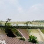 Biệt thự nghỉ dưỡng giữa trung tâm hà nội 350m view sông , oto đỗ sân nhà