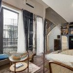 Duplex ban công trời - thang máy - gác cao 2m - nút giao q1 q3 phú nhuận - full nội thất mới 100%