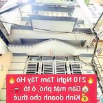 Hiếm- tây hồ- 210 nghi tàm- gần ô tô, mặt phố- 4 tầng ở , kinh doanh- 8 tỷ