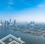 Giá tốt bán 17,8 tỷ. căn 3 phòng ngủ - tầng cao - trục góc mặt trực diện sông và quận 1, thủ thiêm