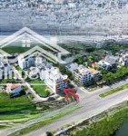 Cho thuê căn nhà 5 tầng góc view sông kđt vcn phước hải, đường vành đai giao với bùi thiện ngộ
