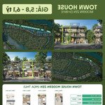 Nhà phố eco retreat long an sống xanh, giá từ 5,8 tỷ, cđt ecopark