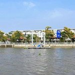 Bán nhà view sông 6x21m, 4 tầng 320m2 sàn, sổ hồng đầy đủ khu cao cấp the pearl riverside bến lức
