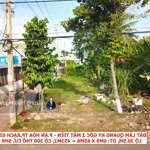 đất lâm quang ky góc 2 mặt tiền, p.an hòa tp rạch giá. lộ 30.5m, 6.5x65m, 300 thổ, sổ hồng, tây nam