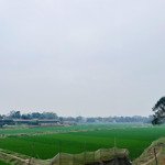 Bán 100m2 full thổ cư view cánh đồng và hồ 1 mùa tại hoà thạch quốc oai hn