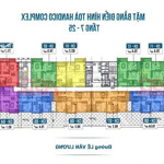Chung cư handico complex - 3 ngủ 79,5m2 tầng đẹp từ 19 đến 22 giá chỉ từ 6,95 tỷ , bàn giao 06/2025
