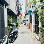 Nhà 1 lầu 19.7m2 hẻm thông đường huỳnh văn bánh, gần chợ phú nhuận