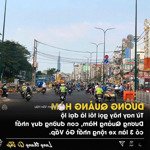 Phan xích long - gò vấp, nhà mặt tiền 5x20m đường 40m dương quảng hàm p5, siêu phẩm giá tốt đầu tư