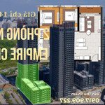 Săn căn hộ hot nhất empire city 2pn 94m2 chỉ 14.8 tỷ, không có đối thủ! thu nhập gần 1ty/năm