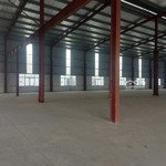 Cho thuê dt 1500m2 và 4800m2 nhà xưởng tại kcn đồng văn giá 65k /m2