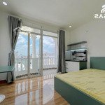 Căn hộ ban công cửa sổ 30m2 full nội thất mới khai trương đường số 8