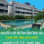 Cho thuê nhà phố dự án d verano, đường nguyễn cơ thạch, p. thủ thiêm, tp thủ đức, 1 hầm 4 tầng, dt đất 88.4m2, dt sàn 361.4m2, 5pn, giá tốt