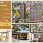 Bán cc masteri trinity square, 2,614 tỷ, 45,7m2, 2pn, 1wc, tây bắc