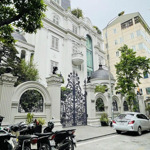 Giá thiện chí nhà biệt thự khu quan chức quận tây hồ view mặt phố vườn hoa, 255m2 6 tầng thang máy