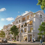 Siêu hiếm - căn góc 105m2 ngã 4, đất không vát, 3 mặt thoáng trục thông vincom. giá 22 tỷ