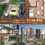 Chính thức nhận booking căn hộ 1pn 45m2 masteri lakeside giá tốt nhất phân khu, tts từ 3.242 tỷ