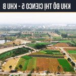 Biệt thự khu b cienco 5 375m giá tốt nhất thị trường gần ngay đường mê linh 100m