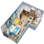 Chỉ 2 tỷ sở hữu ngay studio the miami - vinhomes smart city, siêu phẩm đầu tư sinh lời cực tốt!