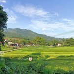 Bán đất view cánh đồng tầm nhìn rộng gần thị trấn lương sơn 1623m/200m tc. bám đường liên thôn
