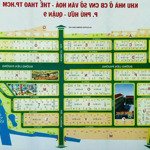 Cần bán 1 số nền vị trí đẹp kdc sở văn hoá thông tin - phú hữu - tp.thủ đức