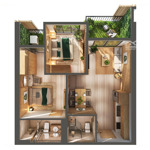 Bán 2pn 2wc khu căn hộ sky forest, ban công view đảo. giá bán 3,950 bao phí sang tên lh 0948014568