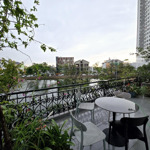 Liền kề view hồ, vỉa hè kd, sát aeon, 300m ra lê quang đạo, full nội thất