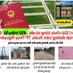 Có 1 không 2 - đất mặt đường 8m đã có bìa, giá rẻ nhất liên xuân, thủy nguyên chỉ 450 triệu/lô